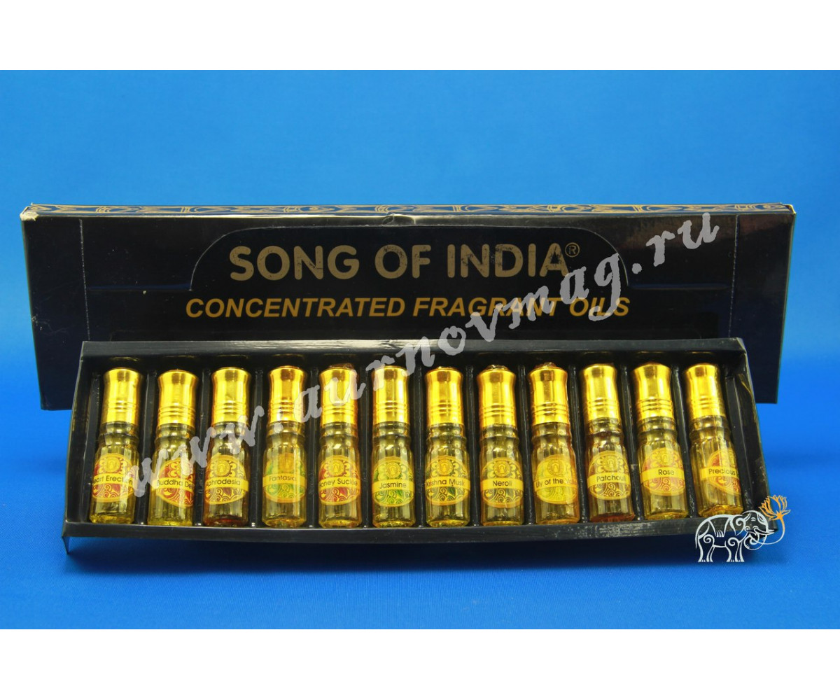 Набор парфюмированных масел от Song of India